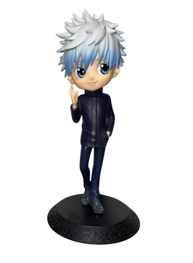 FowWelt شخصية كرتونية من سلسلة فوويلت، كيو بوسكيت، مجسم حركة | إصدار محدود | مجسمات ألعاب جذابة وخفيفة الوزن ومتينة لتزيين المنزل ومكتب العمل وطاولة الدراسة - ساتورو غوجو - Image 1